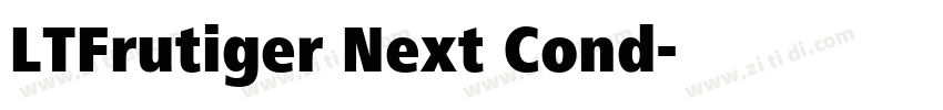 LTFrutiger Next Cond字体转换